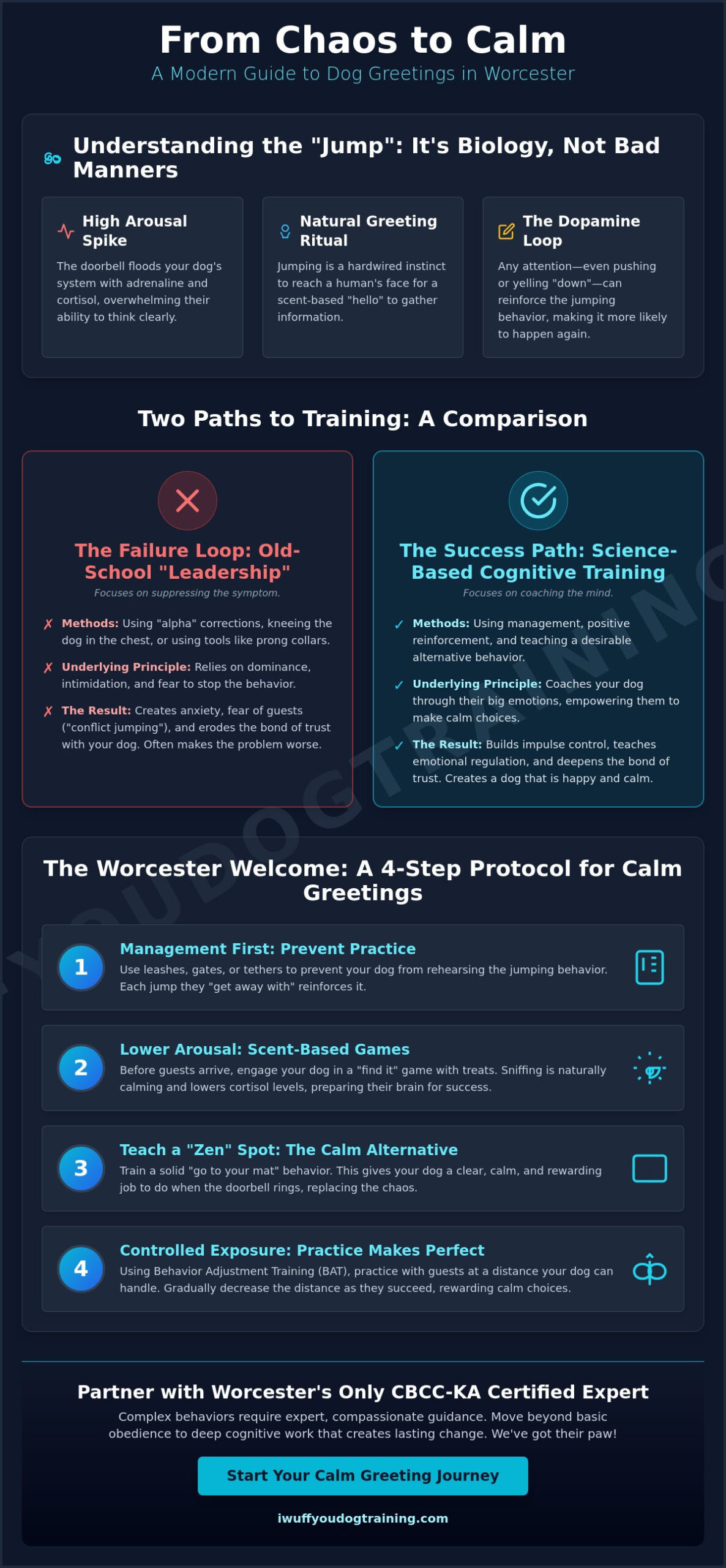 Innovative dog training in Worcester MA