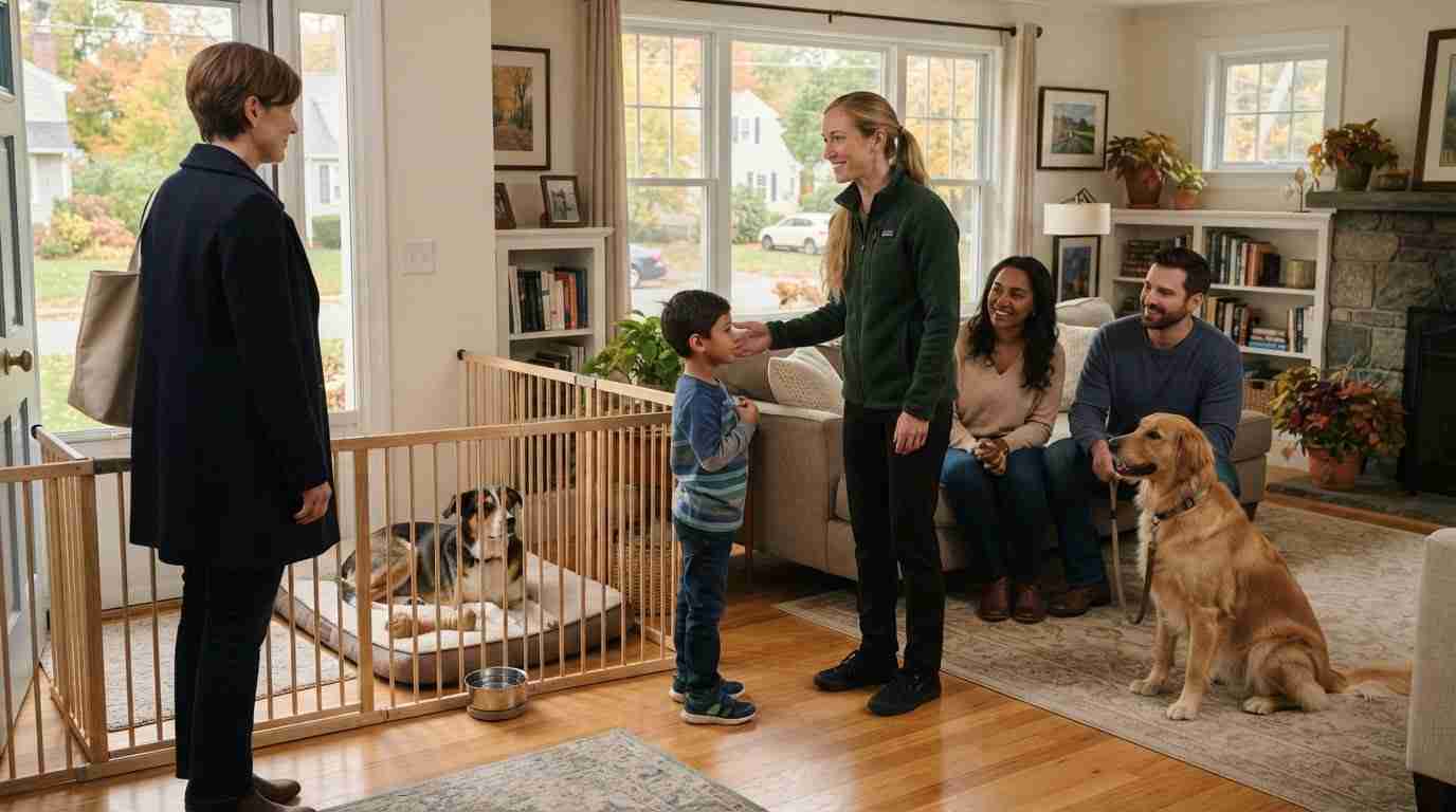 How to Have Visitors Over With a Reactive Dog in Worcester